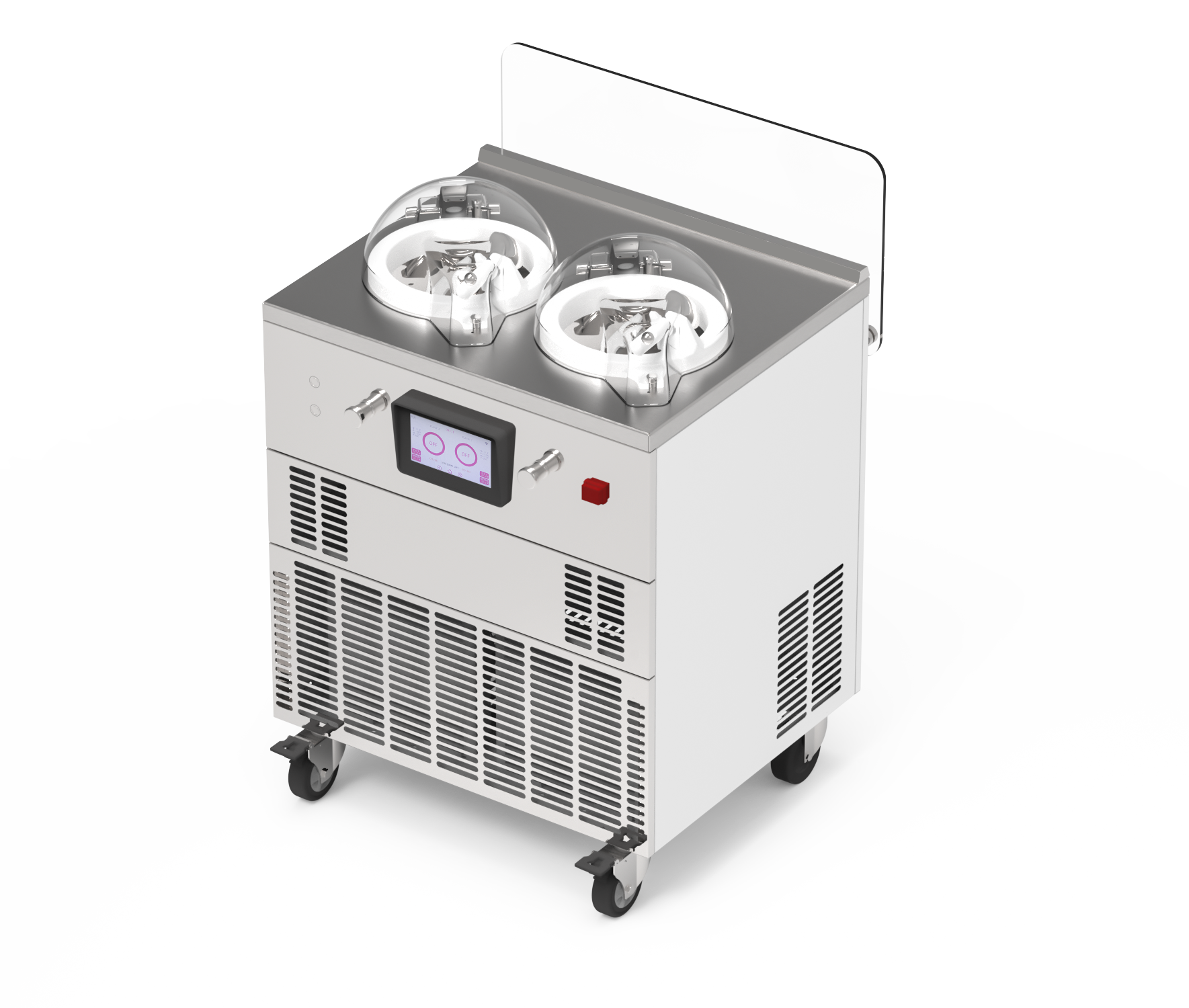 Commercial Gelato Ice Cream Maker, V2, Two Pots – Top Churn