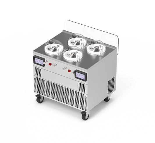 Commercial Gelato Ice Cream Maker, V4, Four Pots – Top Churn