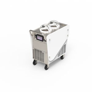 Commercial Gelato Ice Cream Maker, Battery Powered, PRO DC Cart - Top Churn