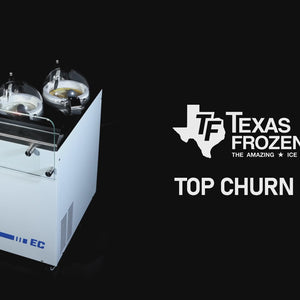 Commercial Gelato Ice Cream Maker, EC2 V, Two Pots – Top Churn